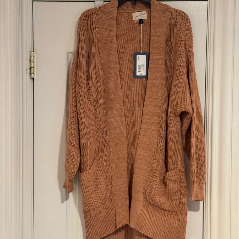 NWT Universal Thread Women's 100% Cotton Cardigan Sweater Spring - Picture 3 of 7